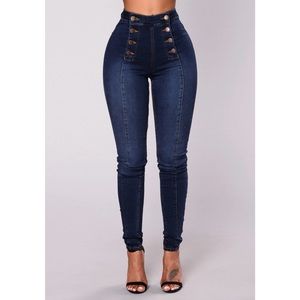 Fashion Nova- Pop Champagne Jeans